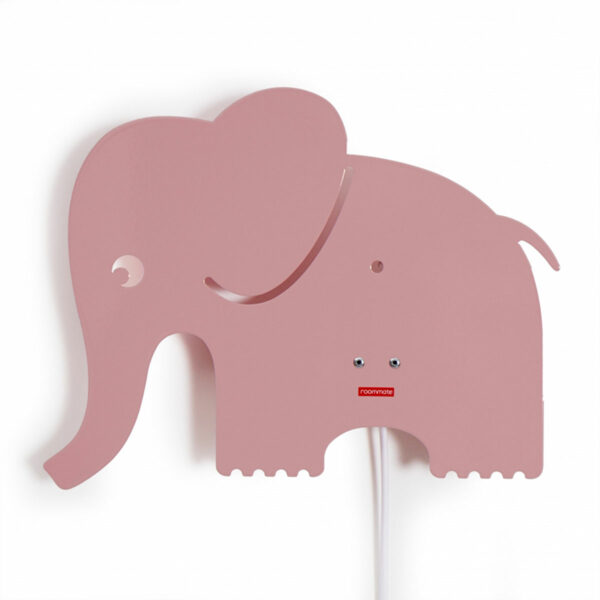 roommate Elephant Lampa Rosa Elefant I Metall