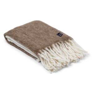Kosta Linnewäfveri Ullpläd, Beige