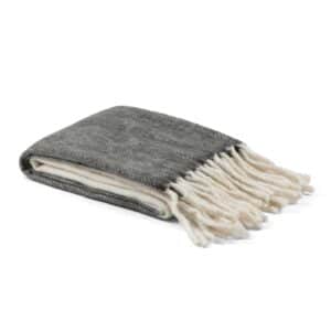 Kosta Linnewäfveri Ullpläd, Mörkgrå