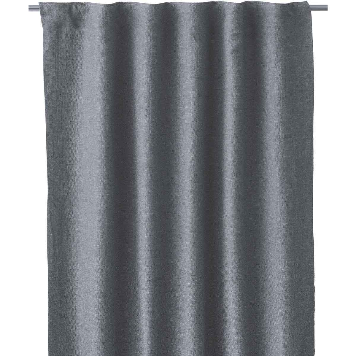 Svanefors Olle Mörkläggande Gardin 2-pack ,Grå Svanefors Olle Mörkläggande Gardin Grå